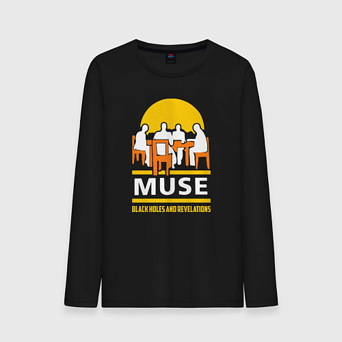 Мужской лонгслив Black Holes and Revelations - Muse / Черный – фото 1