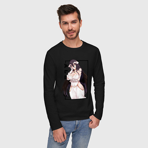 Мужской лонгслив Альбедо Albedo Повелитель / Черный – фото 3