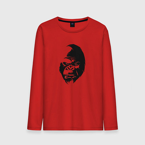 Мужской лонгслив Angry Monkey Cotton Theme / Красный – фото 1