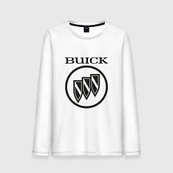 Мужской лонгслив Buick Black and White Logo