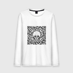 Мужской лонгслив QR Skull