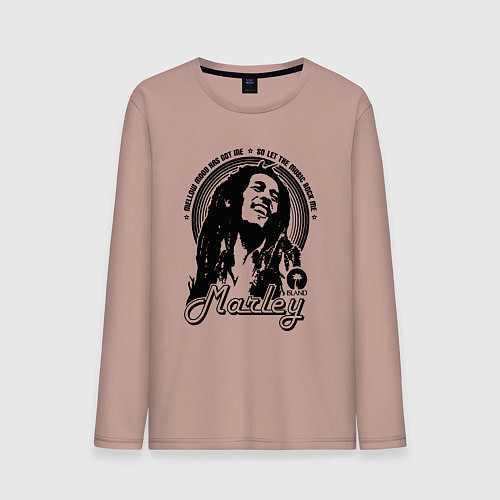 Мужской лонгслив Боб / Пыльно-розовый – фото 1