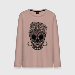 Мужской лонгслив Skull hipster