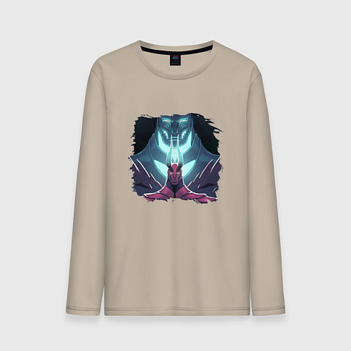 Мужской лонгслив Террорблэйд арт / Миндальный – фото 1