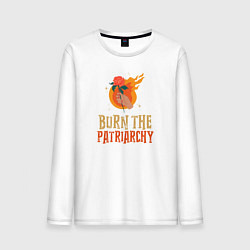 Мужской лонгслив Burn the Patriarchy