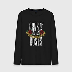 Мужской лонгслив Guns N Roses Рок группа