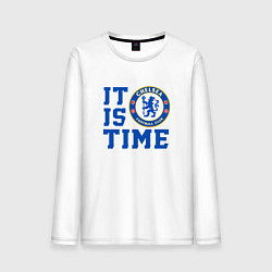 Мужской лонгслив It is Chelsea time Челси