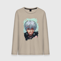 Лонгслив хлопковый мужской Милый Кэн, цвет: миндальный
