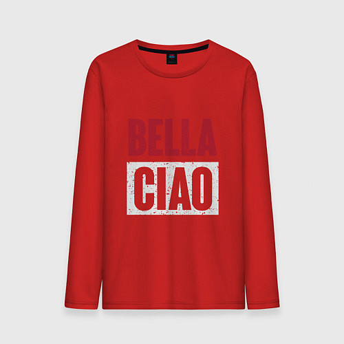 Мужской лонгслив Style Bella Ciao / Красный – фото 1