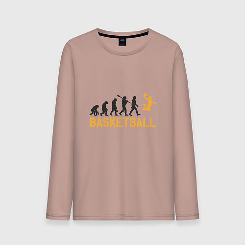 Мужской лонгслив Basketball Fly / Пыльно-розовый – фото 1
