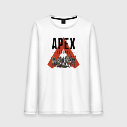 Лонгслив хлопковый мужской Apex Legends - All Star, цвет: белый
