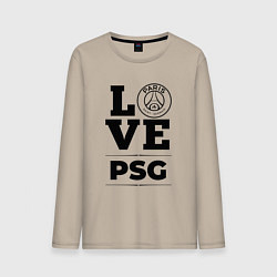 Мужской лонгслив PSG Love Классика