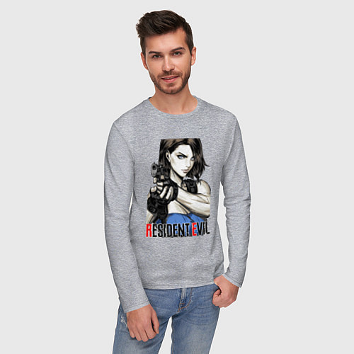 Мужской лонгслив Jill RE3 / Меланж – фото 3