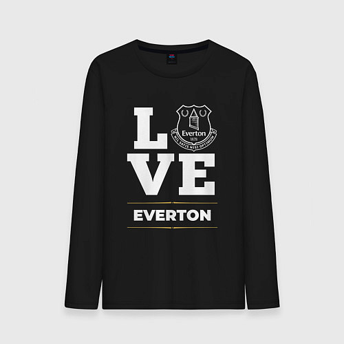 Мужской лонгслив Everton Love Classic / Черный – фото 1