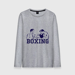 Мужской лонгслив Бокс Boxing is cool