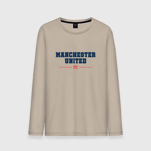 Мужской лонгслив Manchester United FC Classic / Миндальный – фото 1