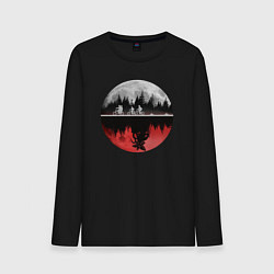 Мужской лонгслив Stranger Things Moon