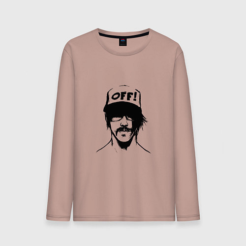 Мужской лонгслив Кидис / Пыльно-розовый – фото 1