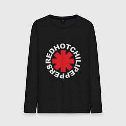 Лонгслив хлопковый мужской Peppers - Logo, цвет: черный