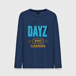 Лонгслив хлопковый мужской Игра DayZ PRO Gaming, цвет: тёмно-синий