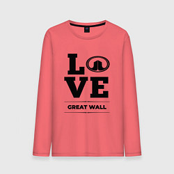 Мужской лонгслив Great Wall Love Classic