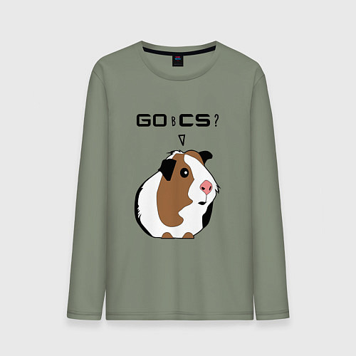 Мужской лонгслив Типичный геймер CS:GO / Авокадо – фото 1