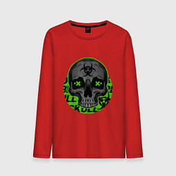 Мужской лонгслив SKULL TOXIC
