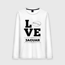 Лонгслив хлопковый мужской Jaguar Love Classic, цвет: белый