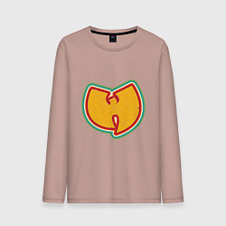 Лонгслив хлопковый мужской Wu-Tang Colors, цвет: пыльно-розовый