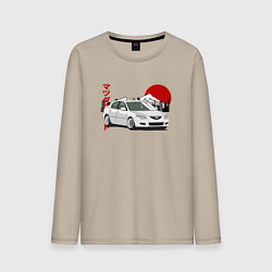 Мужской лонгслив Mazda 3 bk JDM Retro