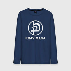 Мужской лонгслив Krav maga hand-to-hand combat emblem