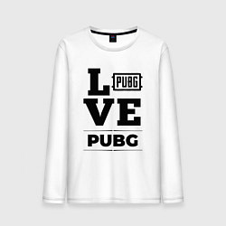 Мужской лонгслив PUBG love classic