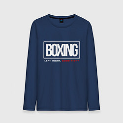 Мужской лонгслив Boxing good night