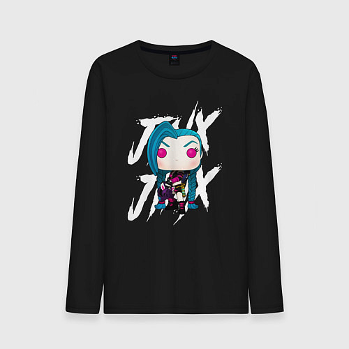 Мужской лонгслив Funko pop Jinx / Черный – фото 1