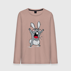 Мужской лонгслив Злой заяц
