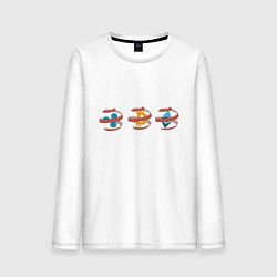 Мужской лонгслив New years cryptocurrency - BTC ,XRP, ETH