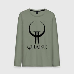 Мужской лонгслив Quake II logo