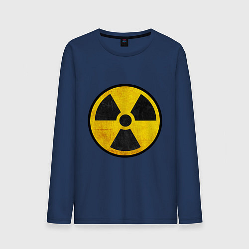 Мужской лонгслив Atomic Nuclear / Тёмно-синий – фото 1