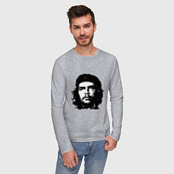 Лонгслив хлопковый мужской Ernesto Che Guevara, цвет: меланж — фото 2