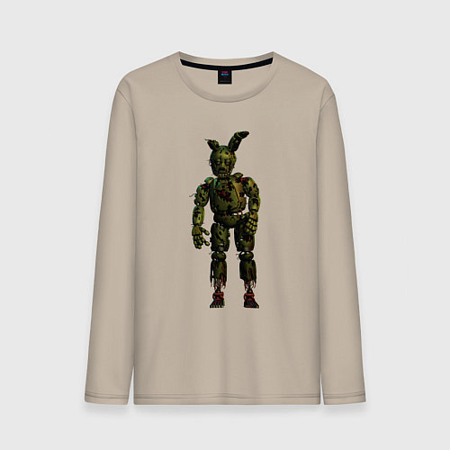 Мужской лонгслив Springtrap / Миндальный – фото 1