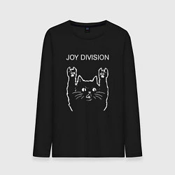 Мужской лонгслив Joy Division рок кот