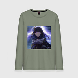 Лонгслив хлопковый мужской Raiden love, цвет: авокадо