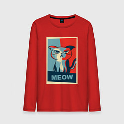 Мужской лонгслив Meow obey