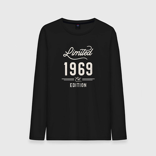Мужской лонгслив 1969 ограниченный выпуск / Черный – фото 1
