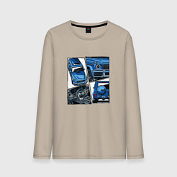 Мужской лонгслив Mercedes-Benz G63 AMG Gelandewagen V1