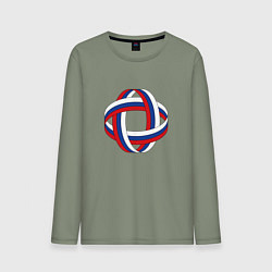 Мужской лонгслив Кольца из флага