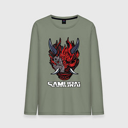 Мужской лонгслив Samurai logo