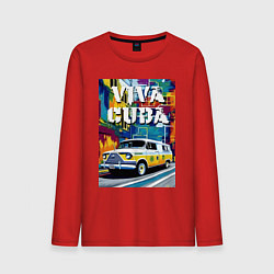 Мужской лонгслив Viva Cuba - car - retro