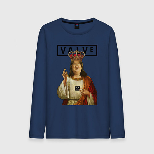 Мужской лонгслив Holly Gabe / Тёмно-синий – фото 1