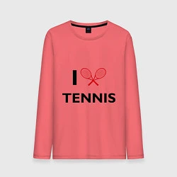 Мужской лонгслив I Love Tennis